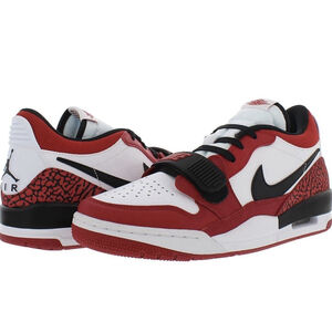 Nike Air Jordan Legacy 312 Low Chicago White Black Red Shoes Sz 7Y (CD9054-116)